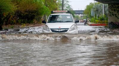 Several areas, however, remain waterlogged, such as Brahmputra Market in Sector 19, the area opposite Logix Mall, Sector 100, the area opposite Fortis Hospital in Sector 62, Sectors 58, 59, 77 and 110, and Phase 2. (Sunil Ghosh/HT Photo) Several areas, however, remain waterlogged, such as Brahmputra Market in Sector 19, the area opposite Logix Mall, Sector 100, the area opposite Fortis Hospital in Sector 62, Sectors 58, 59, 77 and 110, and Phase 2. (Sunil Ghosh/HT Photo)