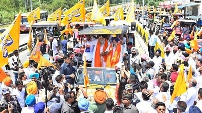 Shiromani Akali Dal (SAD) president Sukhbir Singh Badal Shiromani Akali Dal (SAD) president Sukhbir Singh Badal