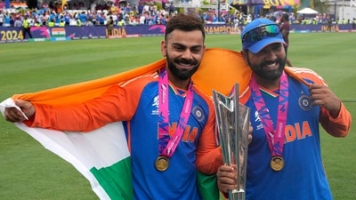 Rohit Sharma (R) and Virat Kohli have played their final T20I for India. (AP) Rohit Sharma (R) and Virat Kohli have played their final T20I for India. (AP)