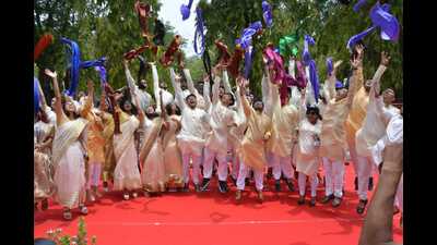 The convocation ceremony was held on Saturday. (HT Photo) The convocation ceremony was held on Saturday. (HT Photo)