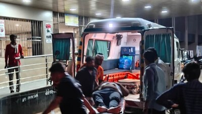 The injured were shifted to the government-run district hospital in Jalna, where three persons are reported to be in critical condition (Twitter Photo) The injured were shifted to the government-run district hospital in Jalna, where three persons are reported to be in critical condition (Twitter Photo)
