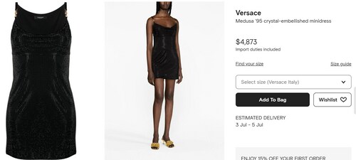 Triptii Dimri's dress is from Versace and costs ₹4,06,234 (www.farfetch.com) Triptii Dimri's dress is from Versace and costs ₹4,06,234 (www.farfetch.com)