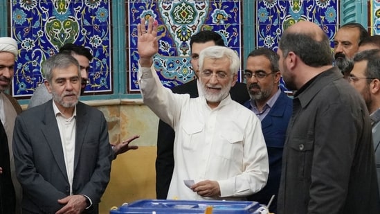 Iranian presidential candidate and ultraconservative former nuclear negotiator Saeed Jalili (AFP)
