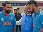 Prime Minister Narendra Modi with Indian cricketers Rohit Sharma and Virat Kohli. Prime Minister Narendra Modi with Indian cricketers Rohit Sharma and Virat Kohli.