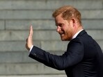 FILE PHOTO: Britain's Prince Harry arrives to attend the Invictus Games Foundation 10th Anniversary Service of Thanksgiving at St Paul’s Cathedral, in London, Britain, May 8, 2024.