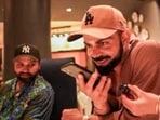 Indian cricketer Virat Kohli speaks on the phone during a call with Prime Minister Narendra Modi after winning the ICC Men�s T20 World Cup 2024. Indian cricketer Virat Kohli speaks on the phone during a call with Prime Minister Narendra Modi after winning the ICC Men�s T20 World Cup 2024.