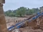 A visual from the collapse site (ANI)