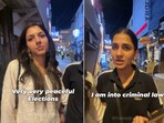 Snapshot of Pari Bishnoi and her sister Palak. Snapshot of Pari Bishnoi and her sister Palak.