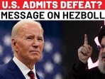 U.S. ADMITS DEFEAT? NEW MESSAGE ON HEZBOLLAH... U.S. ADMITS DEFEAT? NEW MESSAGE ON HEZBOLLAH...