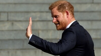 FILE PHOTO: Britain's Prince Harry arrives to attend the Invictus Games Foundation 10th Anniversary Service of Thanksgiving at St Paul’s Cathedral, in London, Britain, May 8, 2024. (REUTERS)