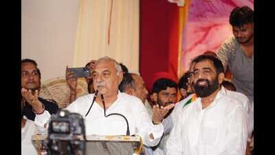 Former chief minister Bhupinder Singh Hooda Former chief minister Bhupinder Singh Hooda