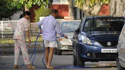 Nine water connections were also disconnected for repeat violation even after imposition of fine. (HT file photo/for representation only)