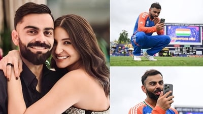 Virat Kohli and Anushka Sharma have no dearth of on-field PDA moments Virat Kohli and Anushka Sharma have no dearth of on-field PDA moments