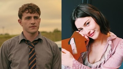 Paul Mescal in "Normal People" (left); Gracie Abrams celebrates hitting #1 on the Aria Charts in the UK and Australia after her second album release, "The Secret of Us" (right. Paul Mescal in "Normal People" (left); Gracie Abrams celebrates hitting #1 on the Aria Charts in the UK and Australia after her second album release, "The Secret of Us" (right.