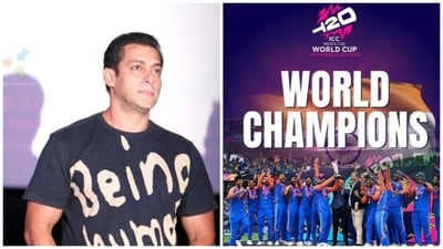 Salman Khan also joined other celebs in heaping praise on the winning team. The actor took to X and dropped a poster of the ‘World Cup Champions’ lifting the silver trophy. He penned in his tweet, “Congratulations Team India..." Salman Khan also joined other celebs in heaping praise on the winning team. The actor took to X and dropped a poster of the ‘World Cup Champions’ lifting the silver trophy. He penned in his tweet, “Congratulations Team India..."