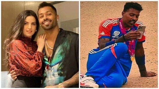 Hardik Pandya spoke to someone on phone after Saturday's match. Internet discusses if it was Natasa Stankovic.