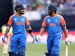 India's Rohit Sharma and Virat Kohli during the T20 World Cup.