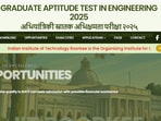 GATE 2025: IIT Roorkee releases syllabus, paper pattern and more. Check details here. 