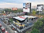 The industry minister added that former Allahabad High Court chief justice Dilip Bhosle is investigating the collapse which took place on May 13. (Hindustan Times) The industry minister added that former Allahabad High Court chief justice Dilip Bhosle is investigating the collapse which took place on May 13. (Hindustan Times)