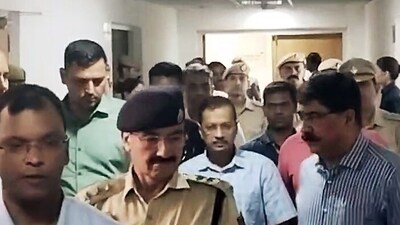 Delhi chief minister Arvind Kejriwal in Rouse Avenue Court. (ANI file photo) Delhi chief minister Arvind Kejriwal in Rouse Avenue Court. (ANI file photo)