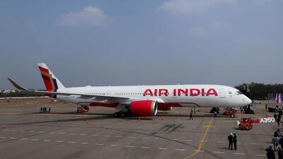 An Air India Airbus A350 aeroplane at Begumpet airport, Hyderabad. (Reuters File Photo) An Air India Airbus A350 aeroplane at Begumpet airport, Hyderabad. (Reuters File Photo)