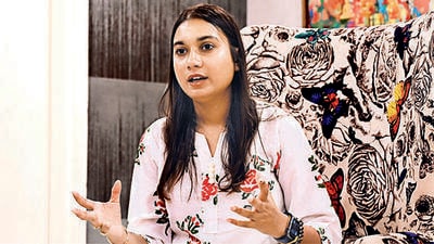 An alumna of LSR and Delhi School of Economics, Shambhavi Choudhury was a director in a Patna school for a few years. (Arvind Yadav/ Hindustan Times)