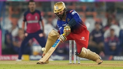 Dinesh Karthik played a pivotal role in RCB's journey to the playoffs in IPL 2024. (AP) Dinesh Karthik played a pivotal role in RCB's journey to the playoffs in IPL 2024. (AP)