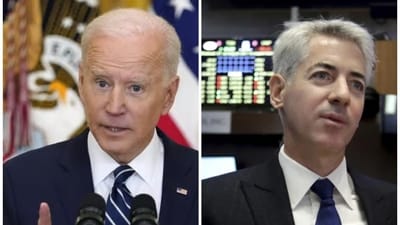 Blasting Joe Biden Bill Ackman said US Presidential election is “not a family wedding where we can make light of grandpa’s declining faculties”. (AP) Blasting Joe Biden Bill Ackman said US Presidential election is “not a family wedding where we can make light of grandpa’s declining faculties”. (AP)