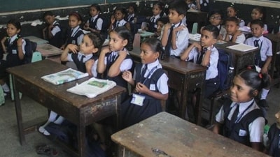 Students at Sewri Wadala Municipal school, Representational Image. Photo by Bhushan Koyande/HT) (HT PHOTO) Students at Sewri Wadala Municipal school, Representational Image. Photo by Bhushan Koyande/HT) (HT PHOTO)