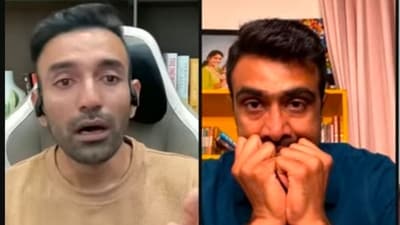 Robin Uthappa failed to hold back his tears on R Ashwin's YouTube channel. Robin Uthappa failed to hold back his tears on R Ashwin's YouTube channel.