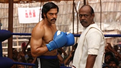 Arya and Pasupathy in Sarpatta Parambarai. A number of films made in Telugu, Malayalam and Tamil have explored the Emergency and its aftermath — some as recent as Pa Ranjith’s Sarpatta Parambarai (2021), a period sports drama set in 1975, which explores the world of boxing in north Madras in the 1970s.