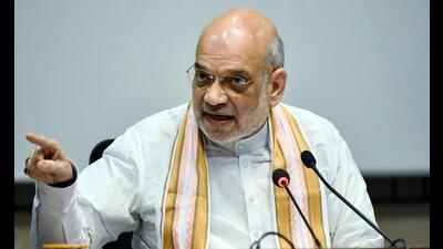 Union home minister Amit Shah. (ANI) Union home minister Amit Shah. (ANI)