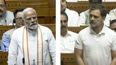 Lok Sabha Session LIVE: Rahul Gandhi speaks in parliament.(Sansad TV) Lok Sabha Session LIVE: Rahul Gandhi speaks in parliament.(Sansad TV)