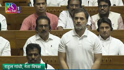 Rahul Gandhi, Leader of the Opposition in Lok Sabha, replying on Motion Of Thanks To President's Address.