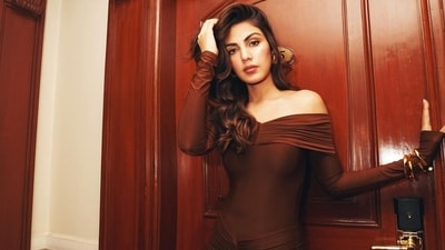 Rhea Chakraborty hosted several MTV shows, including Pepsi MTV Wassup, TicTac College Beat and MTV Gone in 60 Seconds. The 'brown kudi (girl) posted this photo on Instagram in February 2024. 