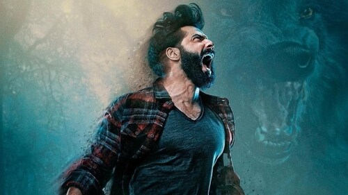 A still of actor varun Dhawan from Bhediya A still of actor varun Dhawan from Bhediya