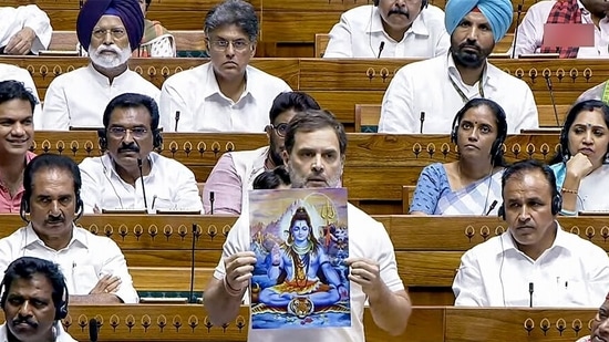 Leader of Opposition in the Lok Sabha Rahul Gandhi (Sansad TV)