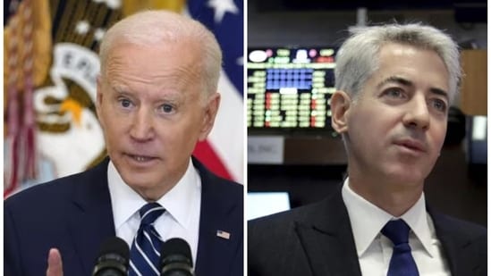 Blasting Joe Biden Bill Ackman said US Presidential election is “not a family wedding where we can make light of grandpa’s declining faculties”. (AP)