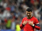Cristiano Ronaldo took the first spot kick for Portugal and converted it Cristiano Ronaldo took the first spot kick for Portugal and converted it