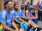 India head coach Rahul Dravid gives farewell speech on last day in the dressing room India head coach Rahul Dravid gives farewell speech on last day in the dressing room