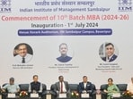 The inaugural event of the IIM Sambalpur's MBA batch was attended by industry leaders