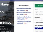 Indian Navy Agniveer admit card 2024 out for SSR and MR (agniveernavy.cdac.in, screenshot)