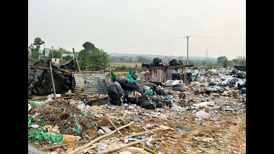 As part of the special cleanliness drive, garbage trolleys have been placed at 45 locations identified as regular dumping spots. Citizens are being encouraged to use these trolleys instead of littering on the ground by the MCG to keep the city clean. (HT PHOTO.)
