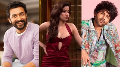 Here's a look at Janhvi Kapoor's films with Suriya and Kartik Aaryan which were shelved amongst others Here's a look at Janhvi Kapoor's films with Suriya and Kartik Aaryan which were shelved amongst others