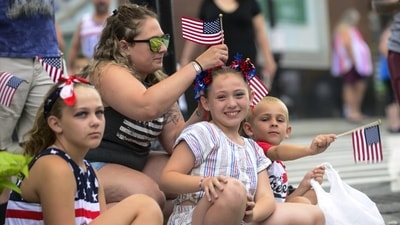 US Independence Day: On July 4, thousands of people gathered on the street to witness the National Independence Day Parade in Washington, D.C., which takes place on Constitution Avenue between 7th and 17th Street at 11:45 a.m. (AP)