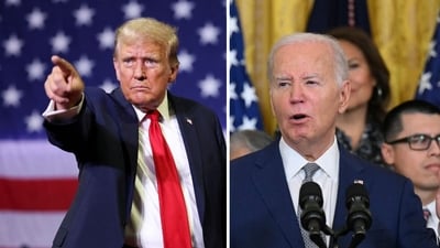 Joe Biden says ‘principle that there are no kings in America’ changed after SC's ruling on Donald Trump (REUTERS/Tom Brenner, photo by Drew ANGERER / AFP) Joe Biden says ‘principle that there are no kings in America’ changed after SC's ruling on Donald Trump (REUTERS/Tom Brenner, photo by Drew ANGERER / AFP)
