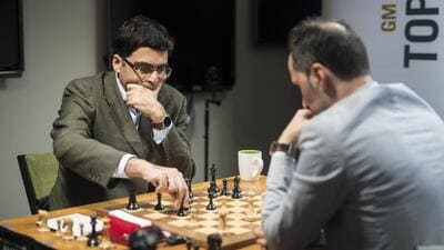 Viswanathan Anand on way winning his 10th Leon Masters title in Spain. (FIDE) Viswanathan Anand on way winning his 10th Leon Masters title in Spain. (FIDE)