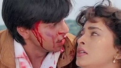 Shah Rukh Khan and Juhi Chawla in Yash Chopra's Darr Shah Rukh Khan and Juhi Chawla in Yash Chopra's Darr