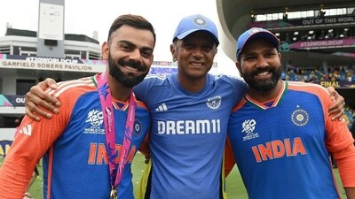 Rahul Dravid was convinced to stay as India's head coach by Rohit Sharma when he wanted to quit in November