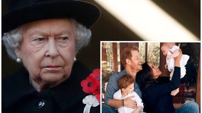 Queen Elizabeth was disappointed, according to Nicholl, that Harry and Meghan did not bring their kids for sleep over at Balmoral in August. (AP) Queen Elizabeth was disappointed, according to Nicholl, that Harry and Meghan did not bring their kids for sleep over at Balmoral in August. (AP)